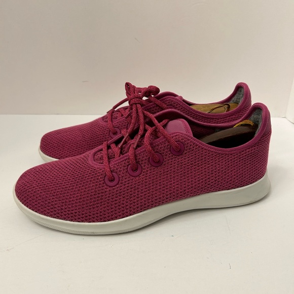Allbirds Mens TR Tree Runners Pink Nikau Tourmaline Shoe Size 12 Limited Edition - Picture 4 of 9
